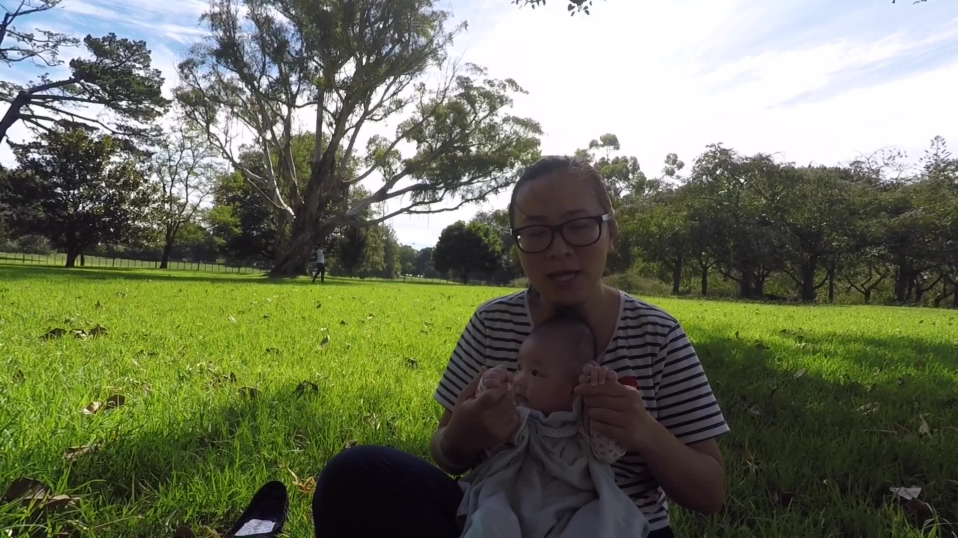 [图]GO熊184 / 全家一起去公园野餐 - The first picnic time of Bear's family