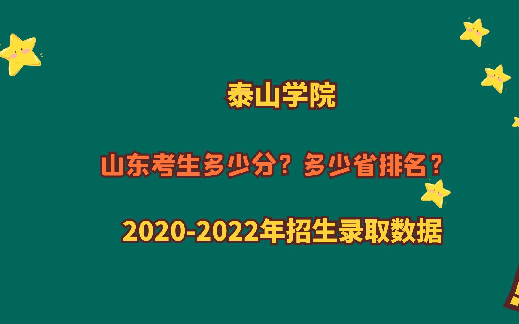 泰山学院山东高考多少分?有哪些特色专业?近3年录取分数哔哩哔哩bilibili