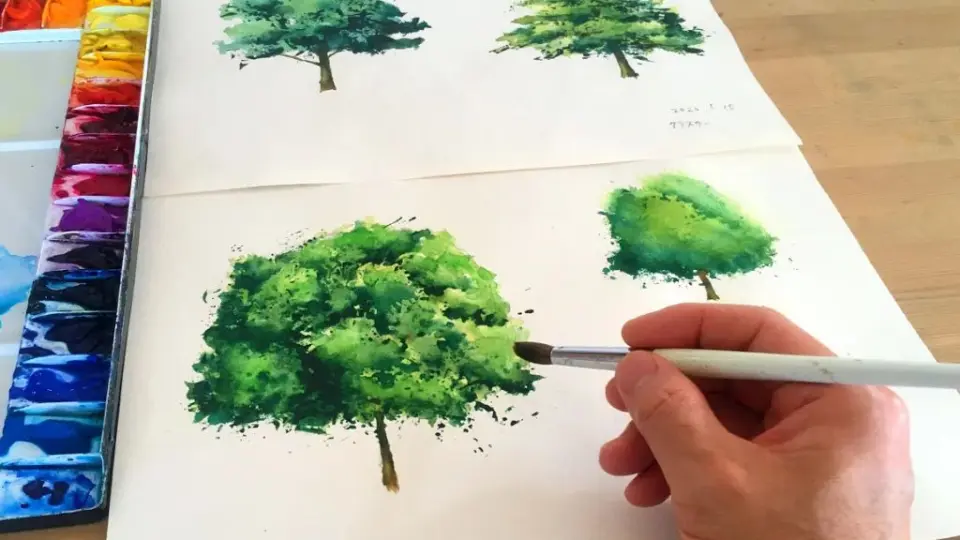 水彩画印象14F8号