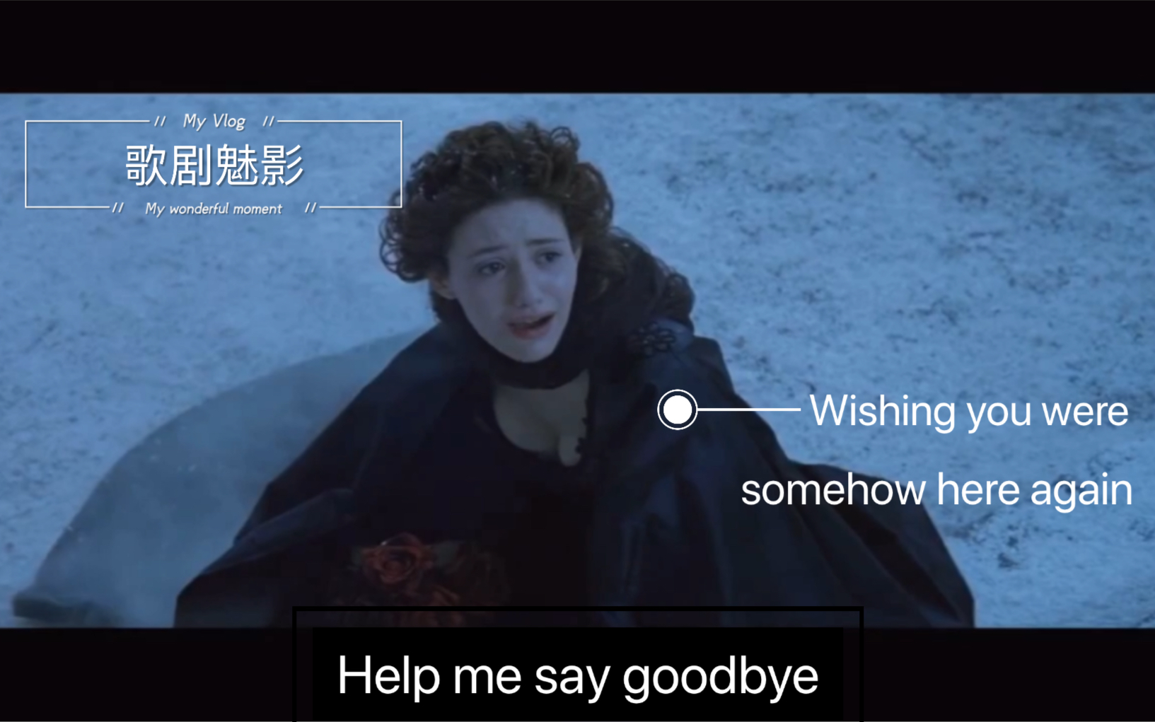 [图]《歌剧魅影》片段 Wishing you were somehow here again