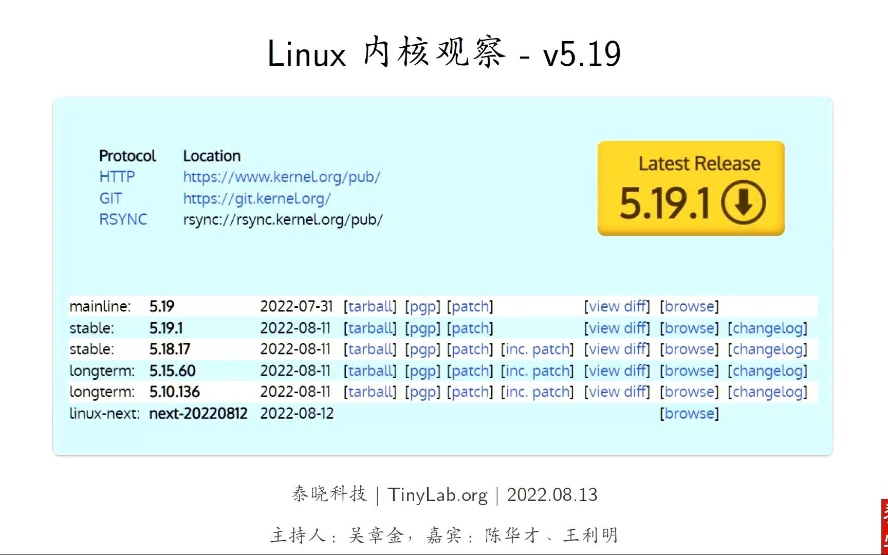 [图]Linux 内核观察 - v5.19