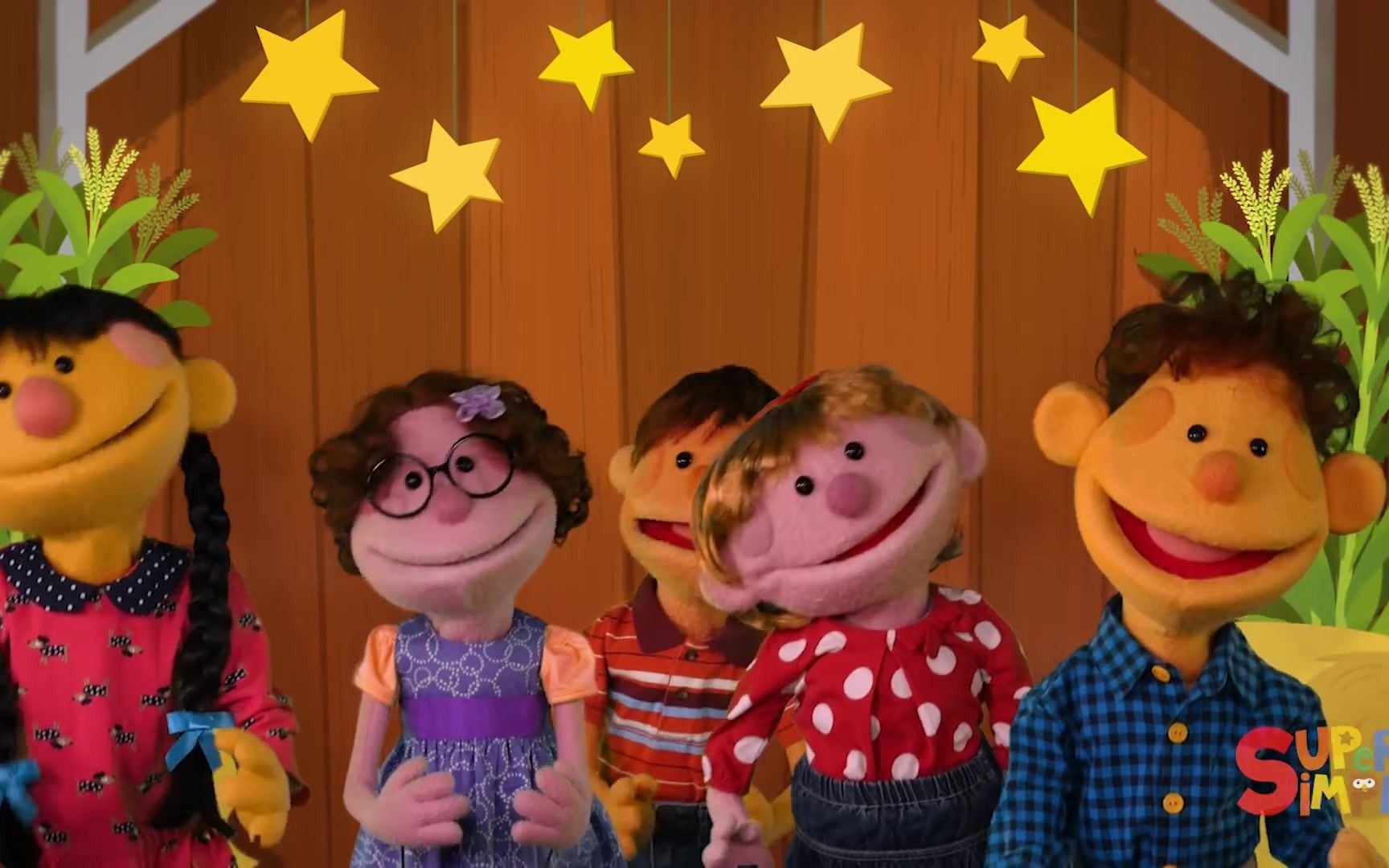 sss身体部位认知英文儿歌herewegoloobyloo