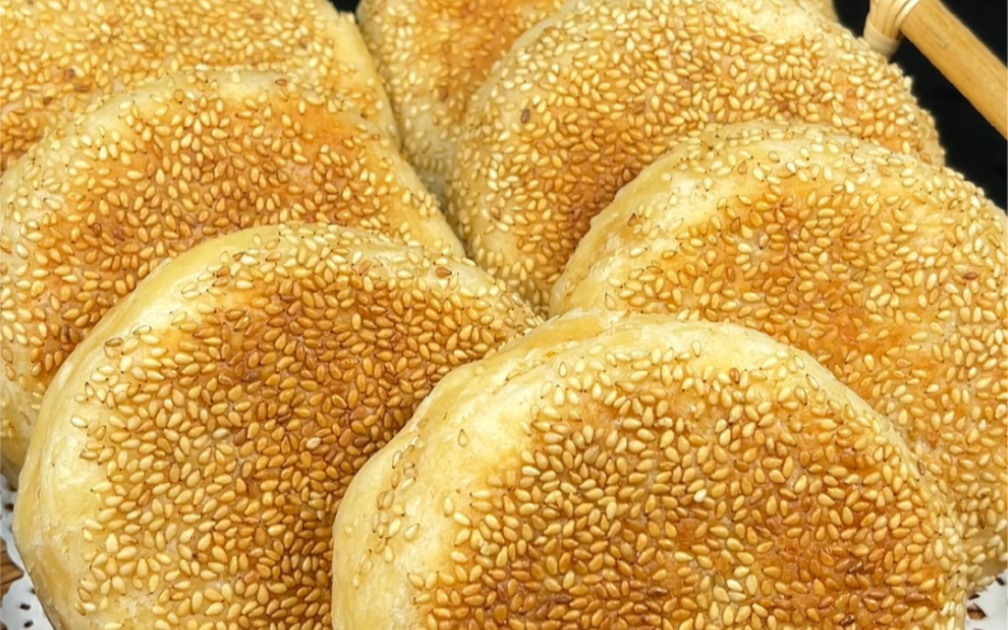 芝麻椒盐烧饼