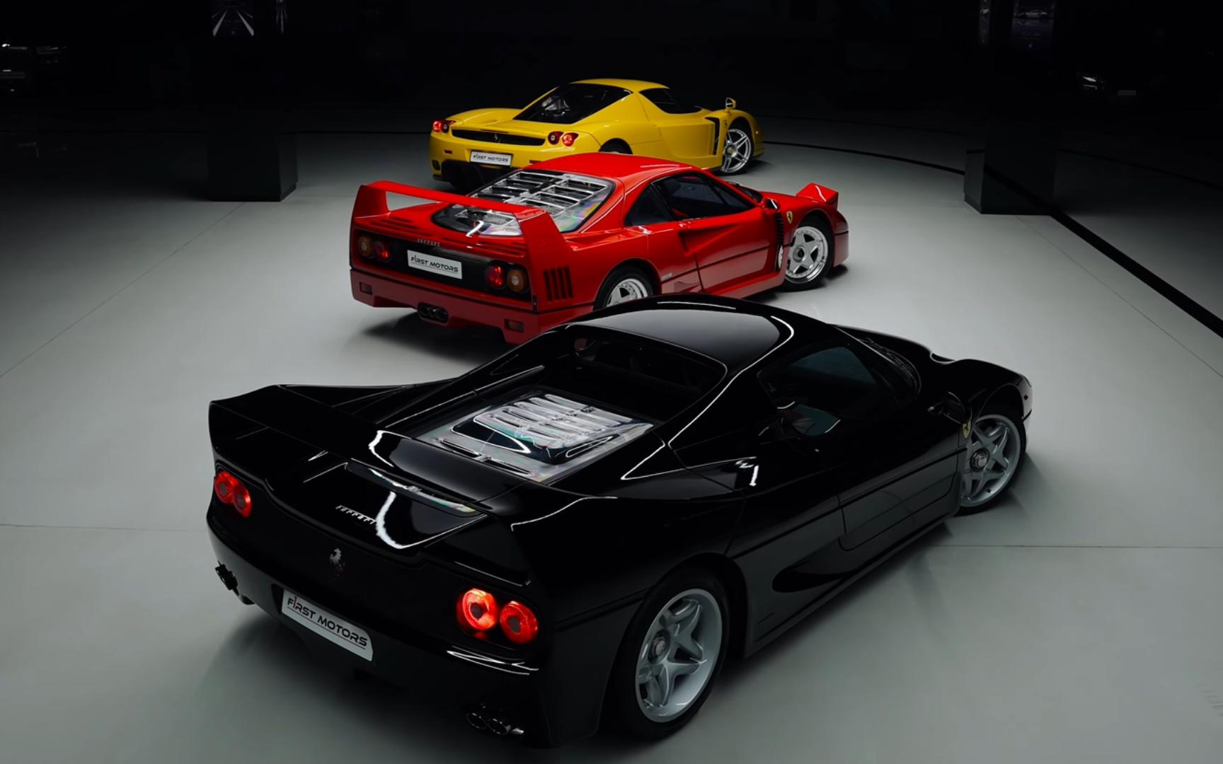 【4k】法拉利三巨头 - f40 f50 enzo