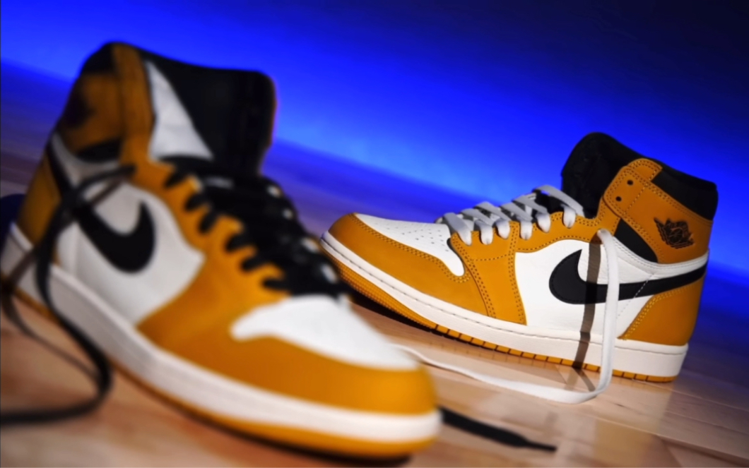 Air Jordan 1代 High OG Yellow Ochre 白黄 AJ1|Weartester哔哩哔哩bilibili