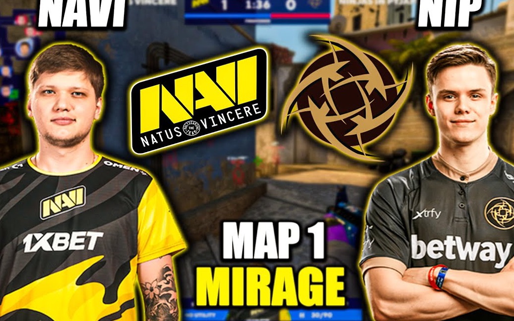 【全场录像中文】 navi vs nip map 1 【mirage】 blast premier2020