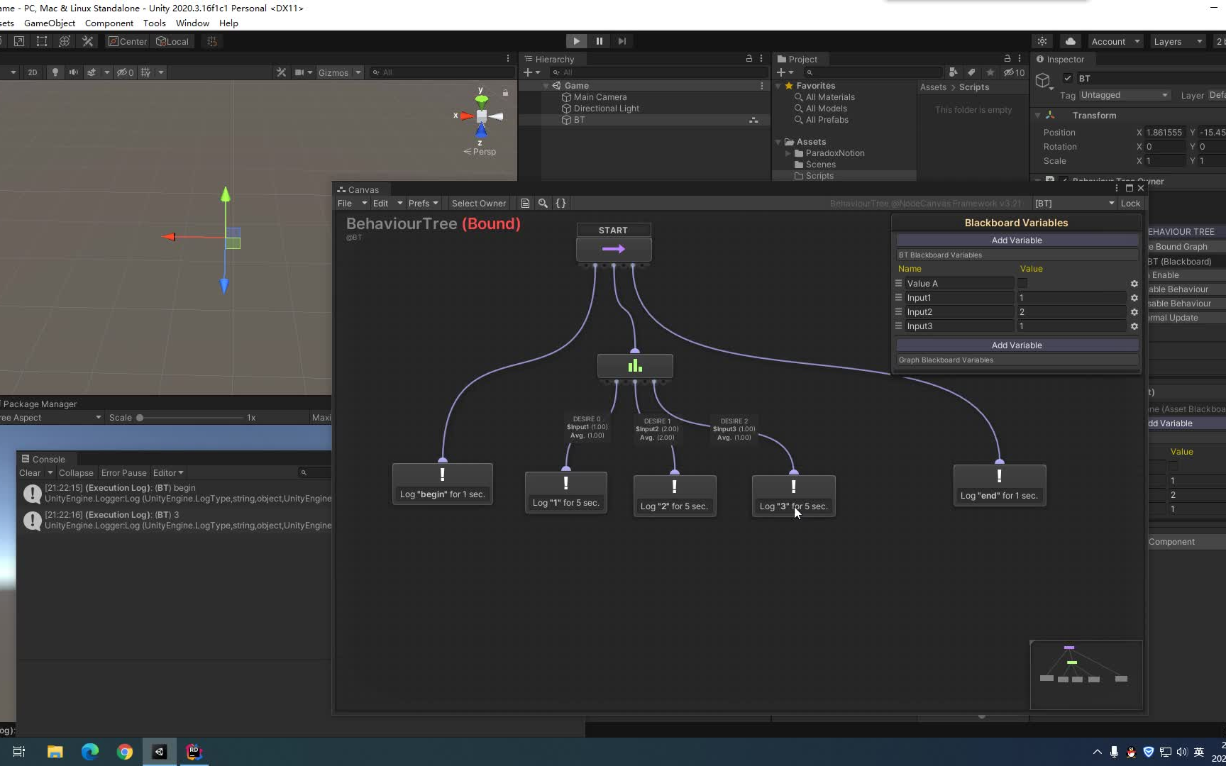 NodeCanvas系例教程行为树全节点功能讲解哔哩哔哩bilibili