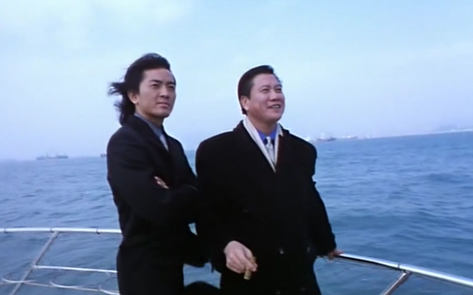 江湖大哥蒋天养(万梓良)饰,片中霸气场面,大佬地位名不虚传!