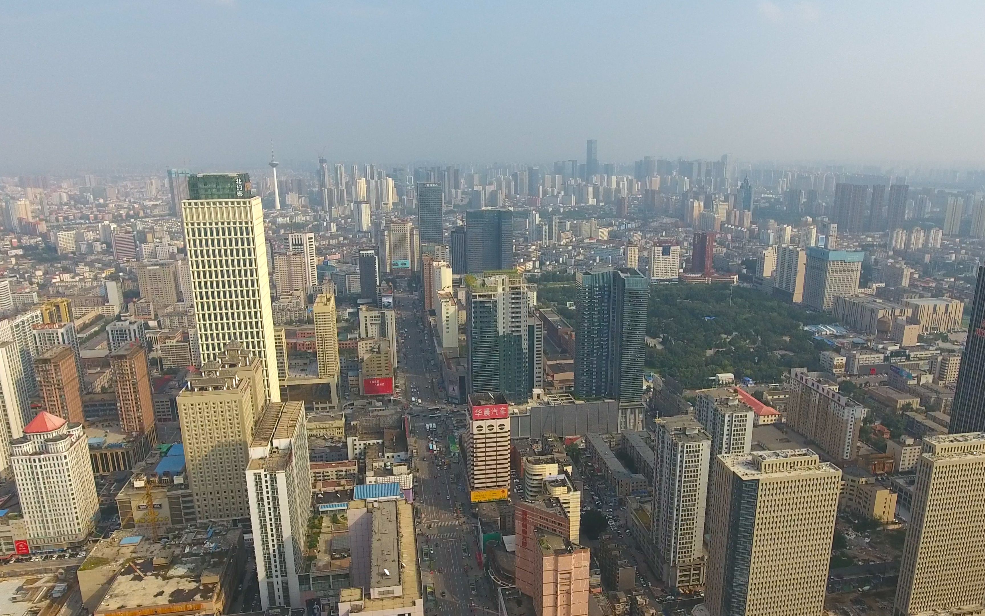 航拍沈阳被称为共和国长子以及东北地区唯一的特大城市