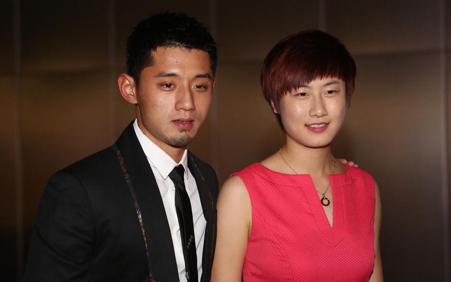 张继科丁宁国际乒联颁奖盛典科宁混双丁宁获最佳女运动员