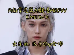 Download Video: Felix李龙馥AI翻唱MEOVV《MEOW》出道曲! 低音Slap全场