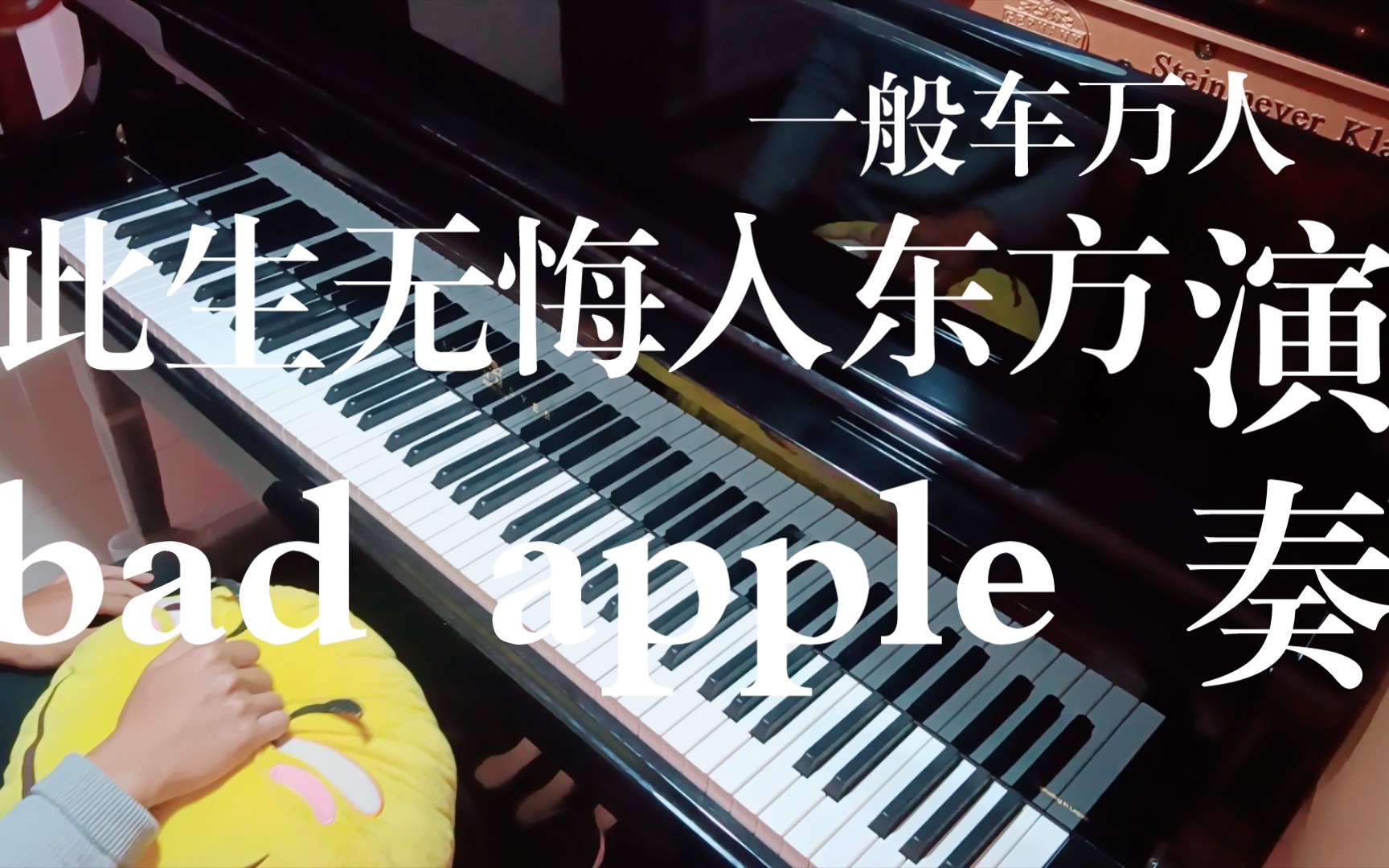 此生无悔入东方,来世愿生幻想乡.一般车万人演奏 bad apple!