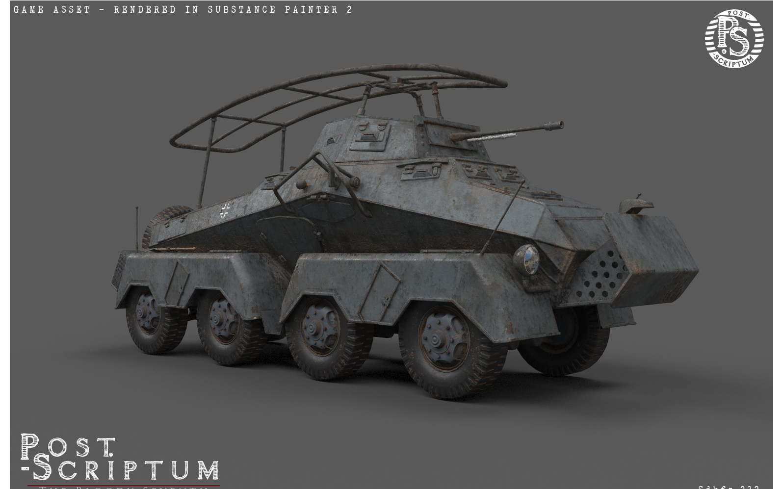 【Post Scriptum 战争附言】Sd.Kfz.232重型装甲车 初体验哔哩哔哩bilibili