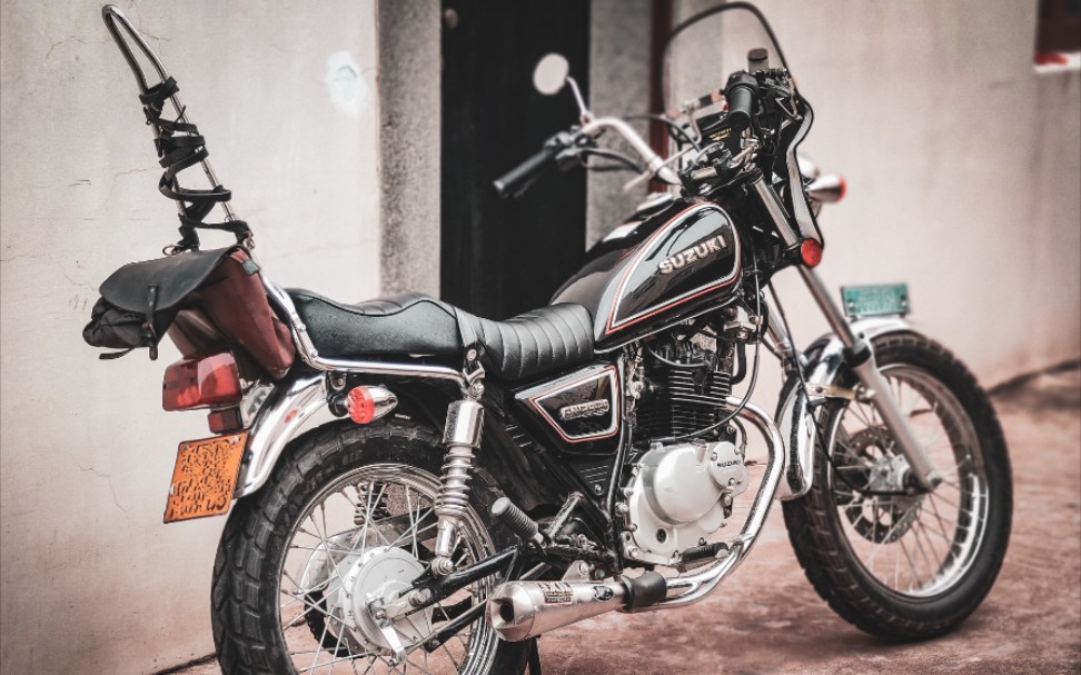 分享gn125改装辐条轮与坐垫的心得