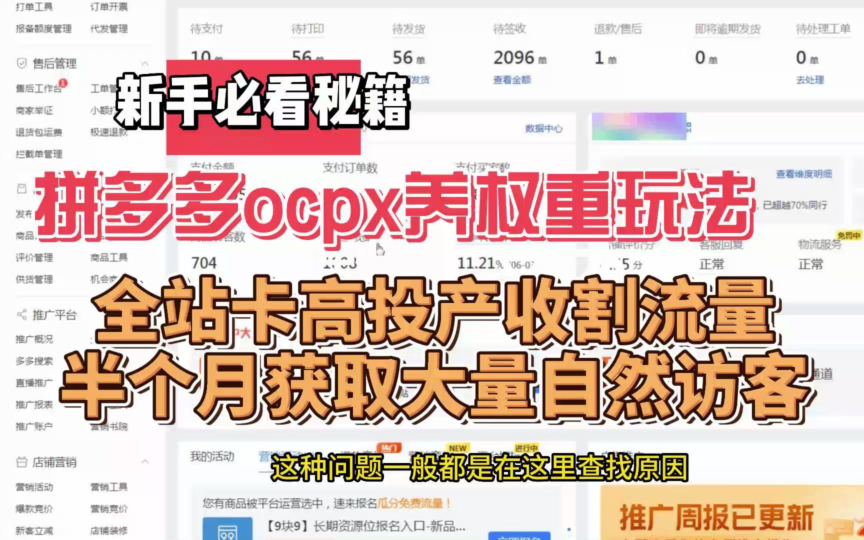 拼多多全站卡高投产收割流量 ocpx养权重哔哩哔哩bilibili