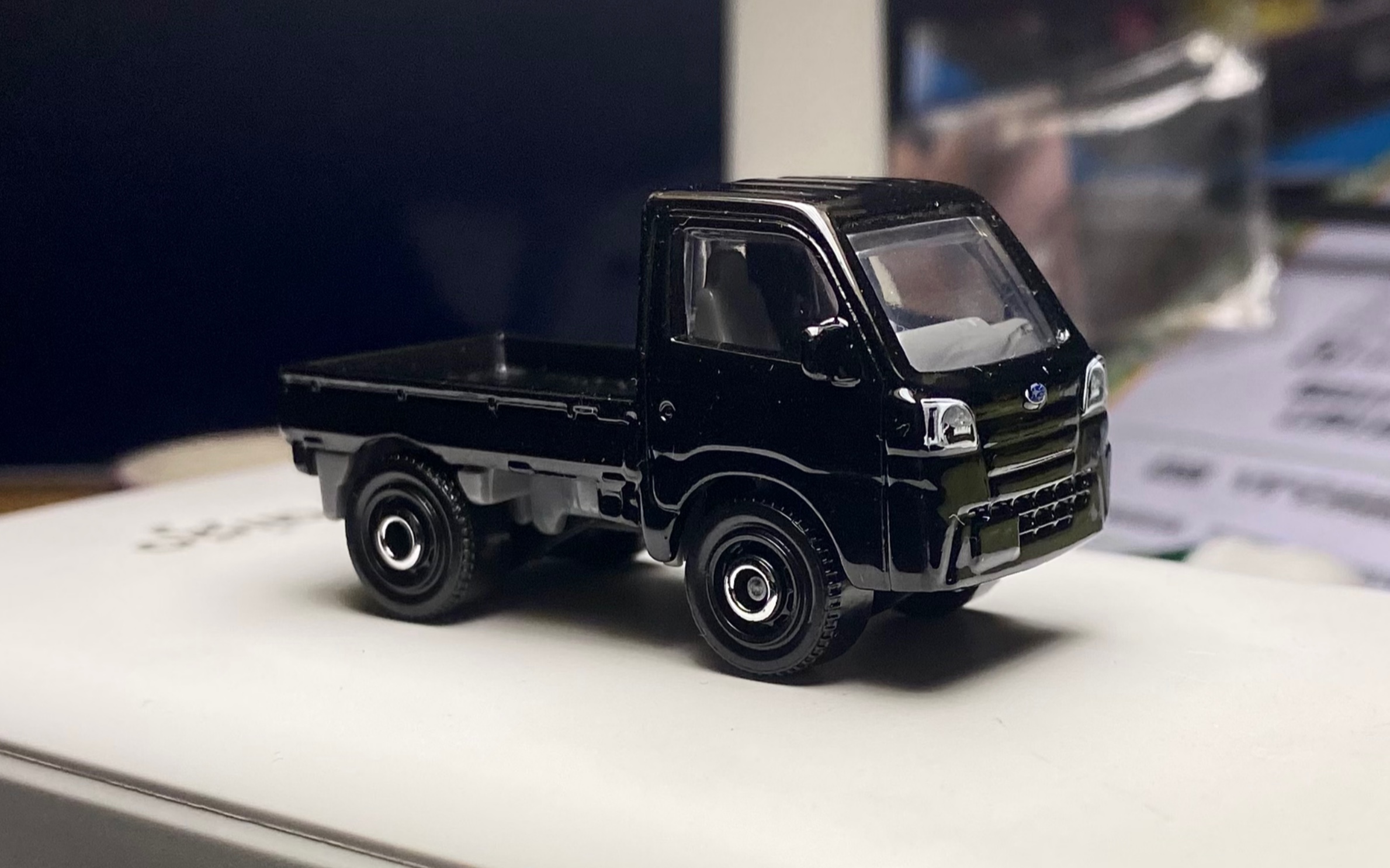 【莉莉】 今日开箱 火柴盒 斯巴鲁水鹿微卡(subaru sambar)黑色