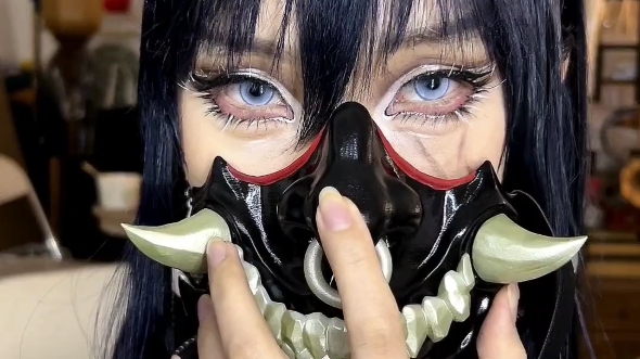 无期迷途 罗睺cos 妆面展示