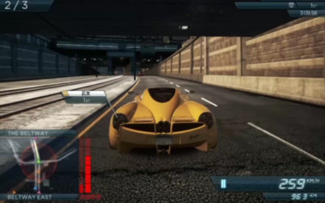 极品飞车17 最高通缉 帕加尼 stopping power 环道赛