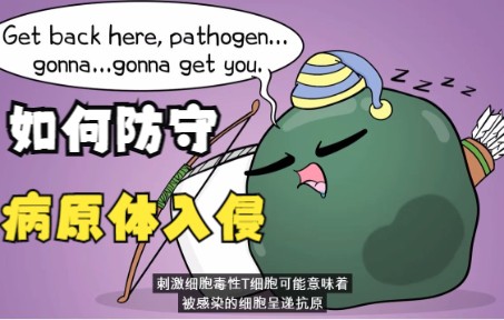 超级可爱的动漫介绍人体发生病原体入侵的过程收藏