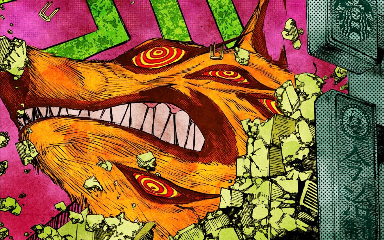 【电锯人】狐狸恶魔干掉玛奇玛拯救电次(bushi