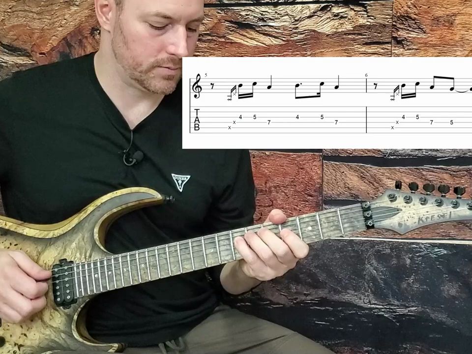 [图]带谱教学 Metallica Battery Guitar Lesson + Tutorial