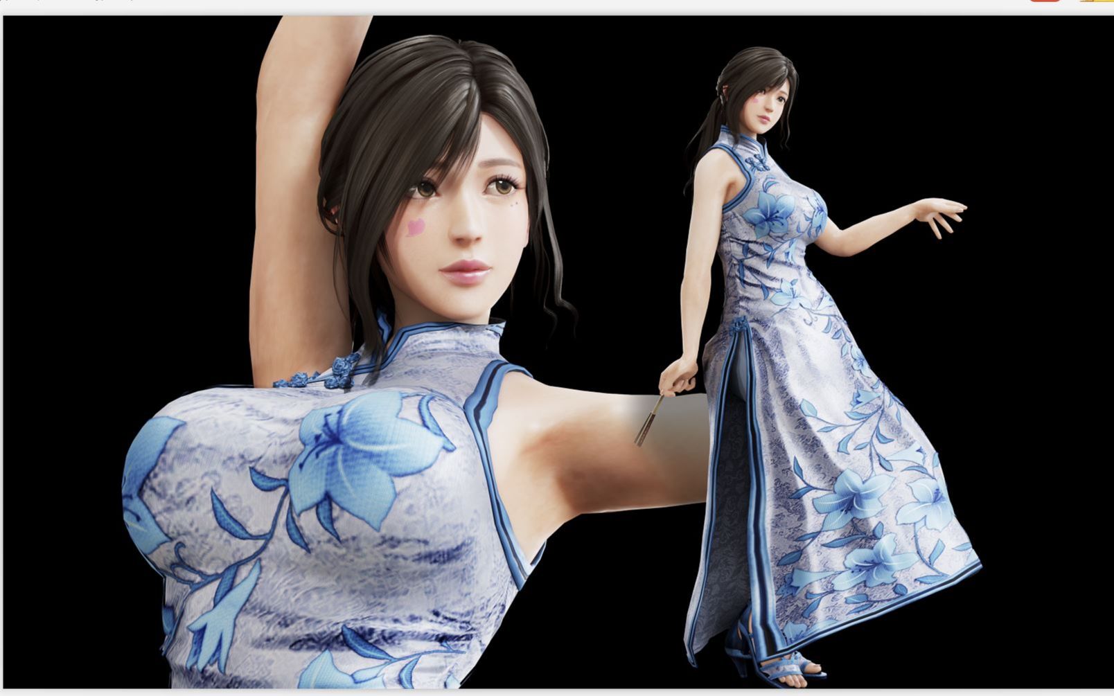 【死或生】穿旗袍的小百合大姐姐给你跳舞-何方道友在渡劫-舞蹈相关