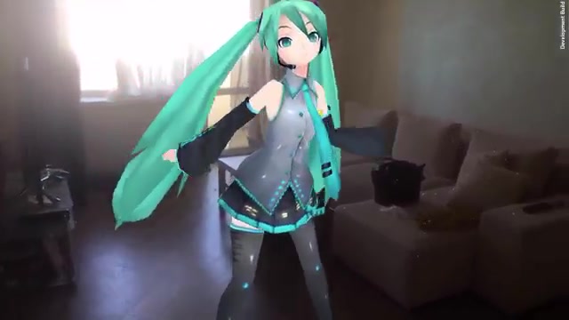 利用 ARKit 制作的初音 Demo哔哩哔哩bilibili