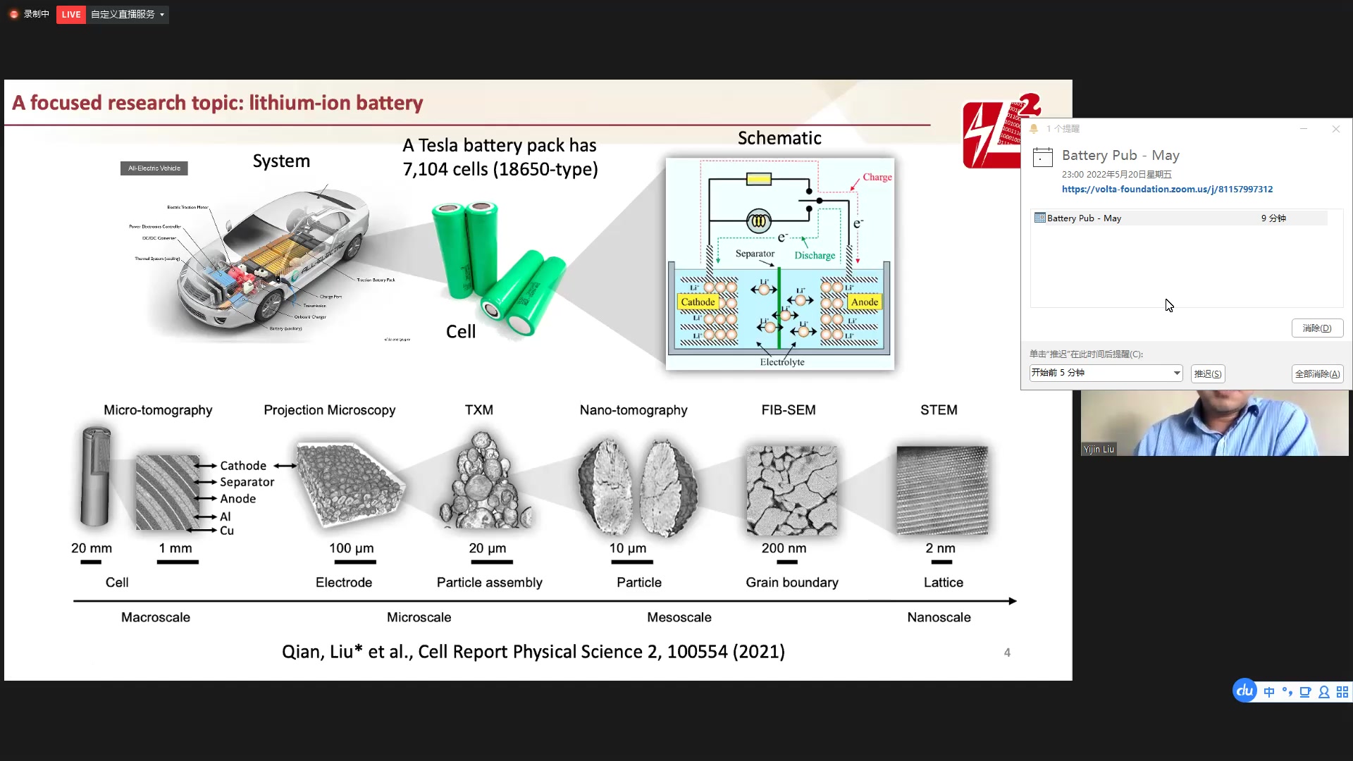 锂离子电池多级结构观测:宏观到局部哔哩哔哩bilibili