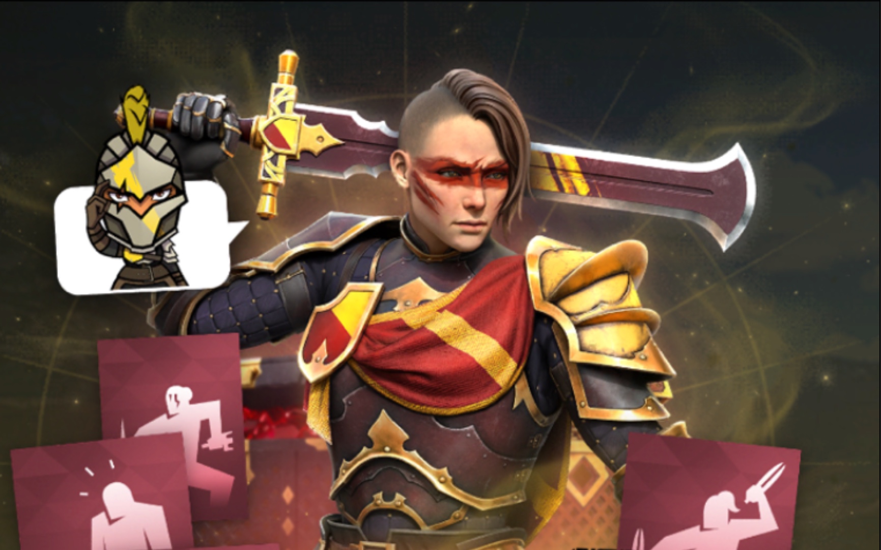 活动作品暗影格斗传奇战场通行证凯特传奇皮肤展示