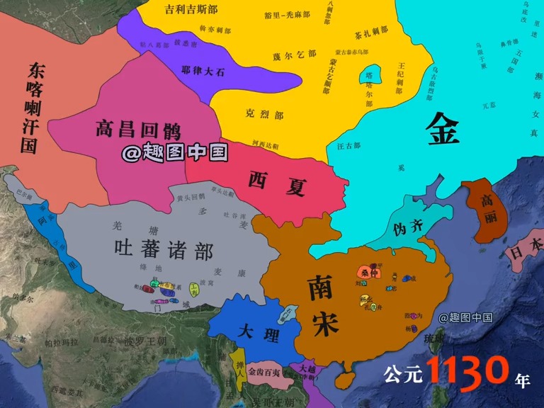 中国历朝历代疆域演变全过程【夏朝至元朝】编年体版