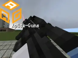 Download Video: ［我的世界基岩版］Aplok-Gunsv1.1.1版本，有很不错的打击感