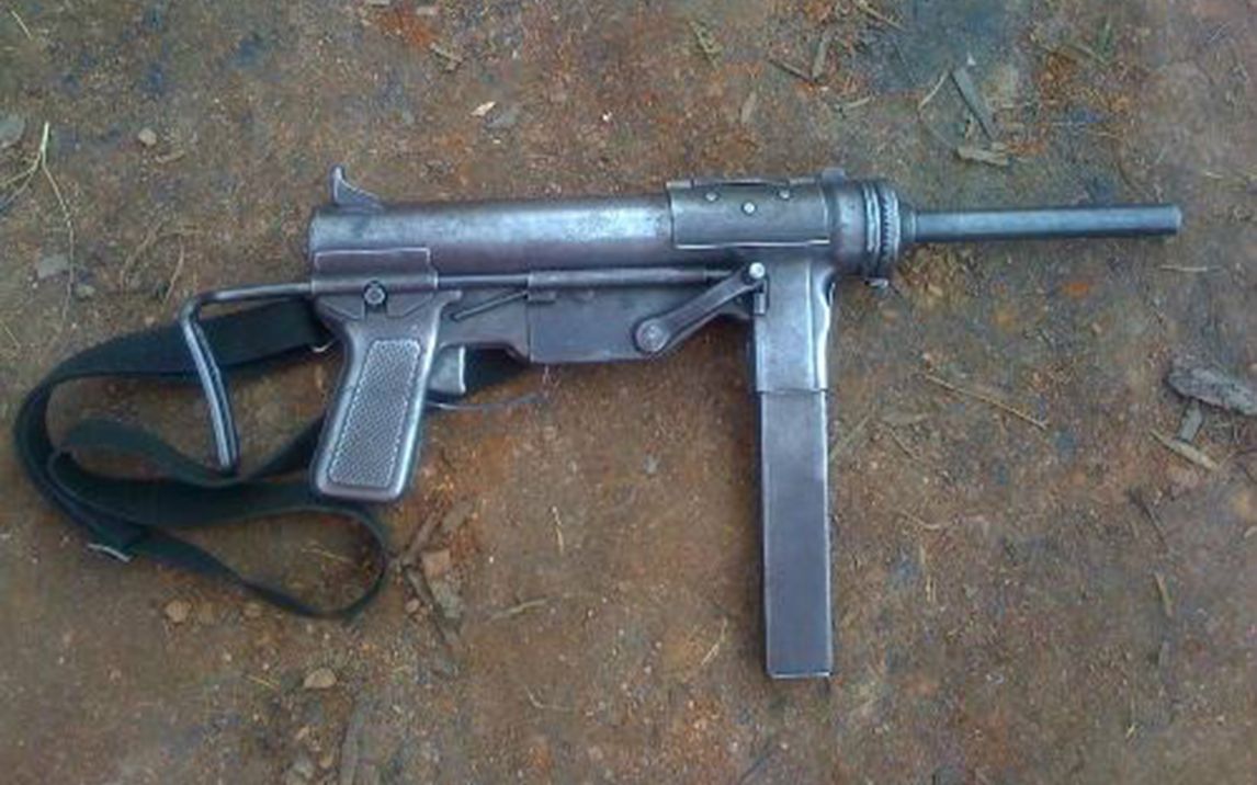 志愿军轮椅枪之黄油枪