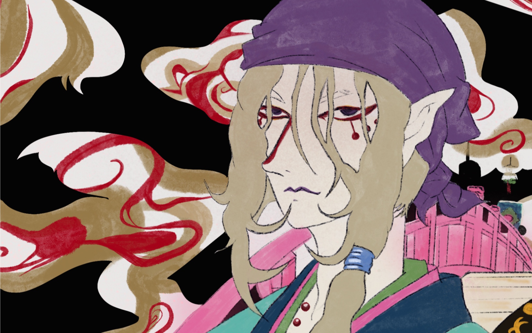 【procreate】新手临摹怪化猫中的卖药郎