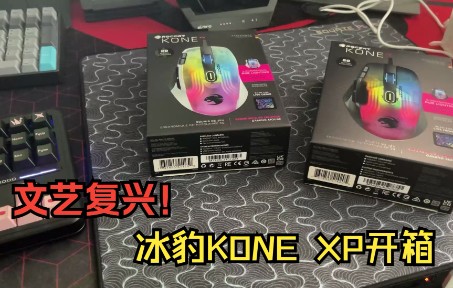 风格倒退十年+现代科技结合的鼠标!冰豹Kone XP开箱测评哔哩哔哩bilibili