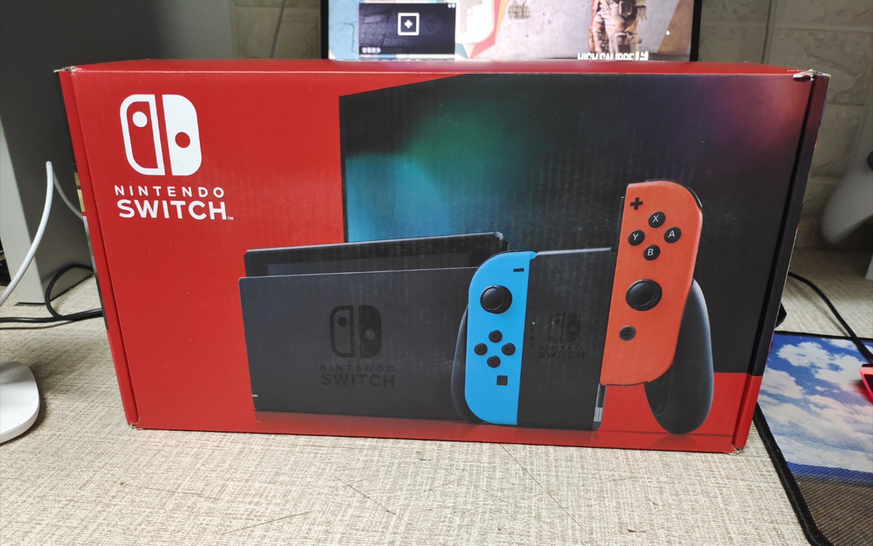 2022年的日版续航switch开箱非oled版