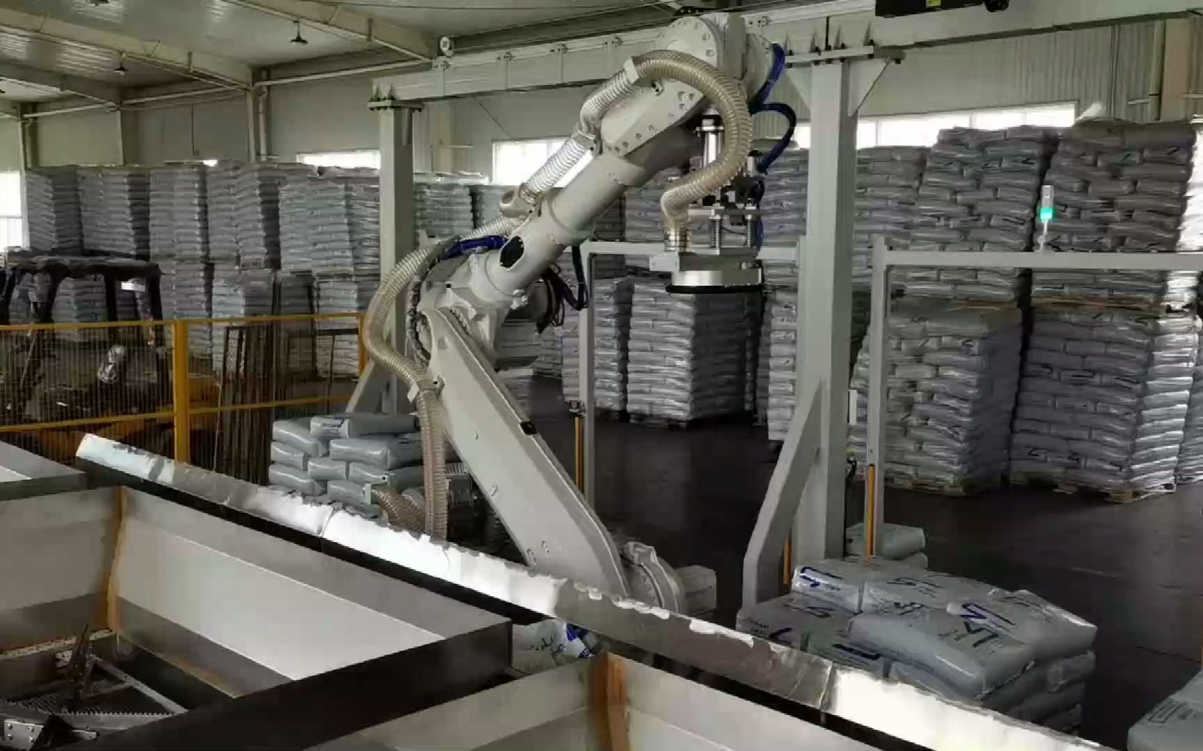 六轴关节机器人全自动拆垛拆包机