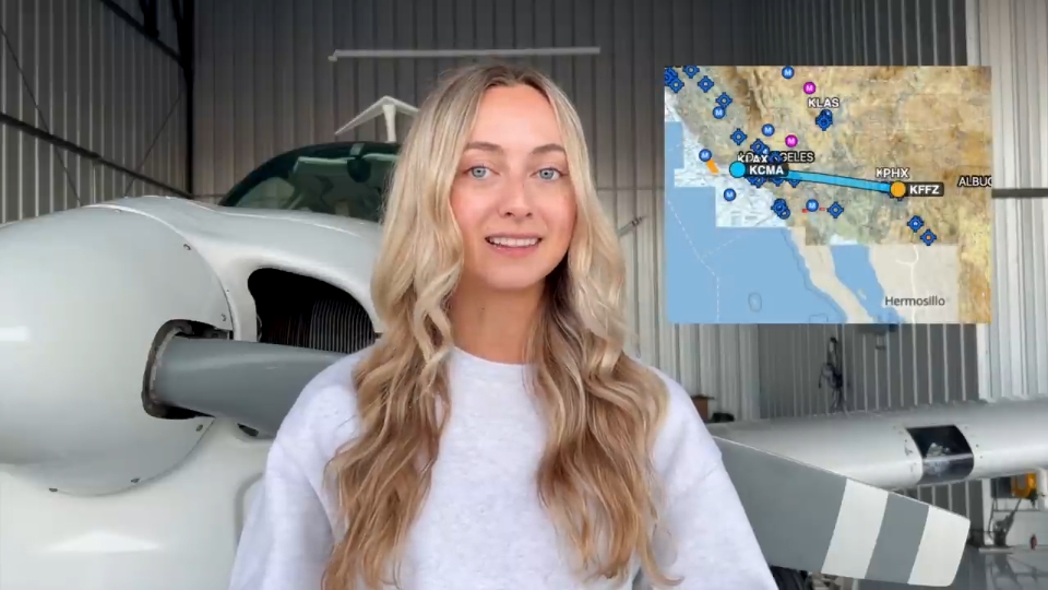 西雅图 hannah汉娜 女孩的私人飞机训练技术实拍 he do on it