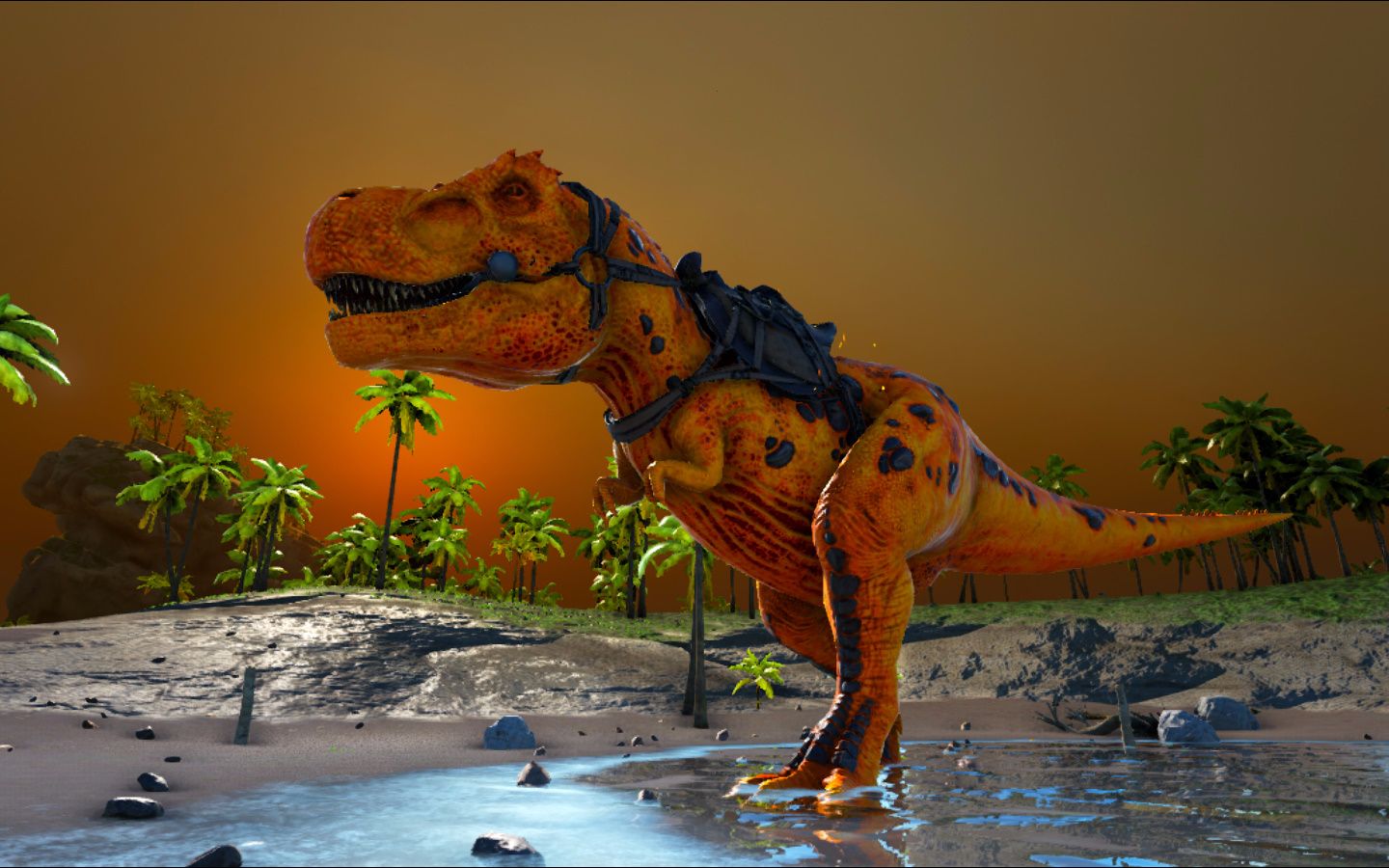 【火锅】方舟生存进化 救赎篇09 黄金霸王龙_哔哩哔哩 (゜-゜)つロ