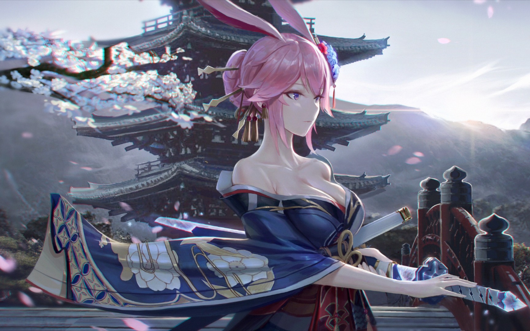 【崩坏3】当你试玩小八的信花舞伎皮肤后