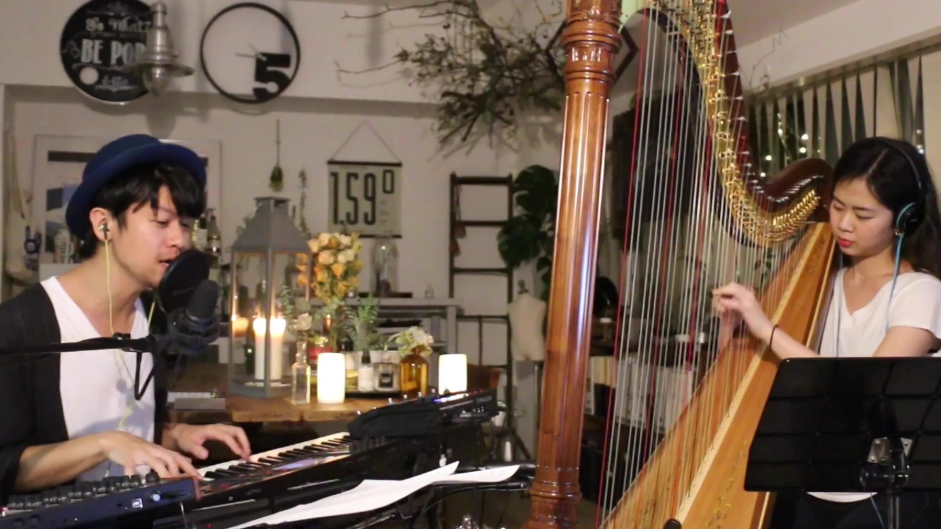 [图]【 Mio & Harpist】- LONELY NIGHTS / tofubeats (cover)