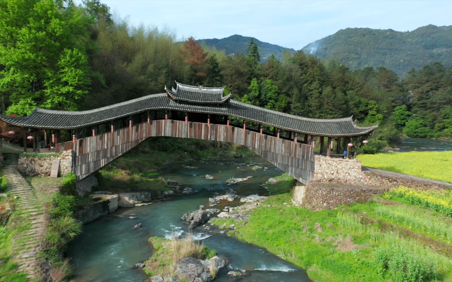 活动  航拍泰顺筱村