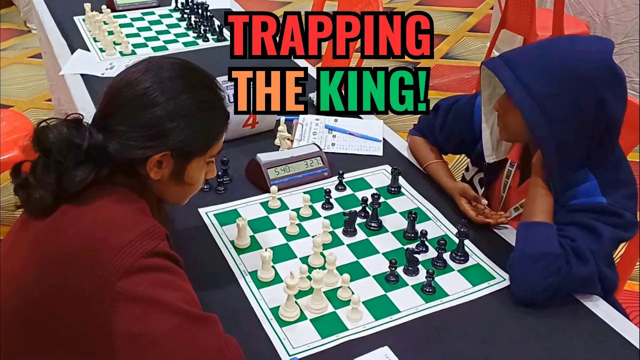 ChessBase India  A cute checkmating net! | Vagisha vs Kashthuri | Under17