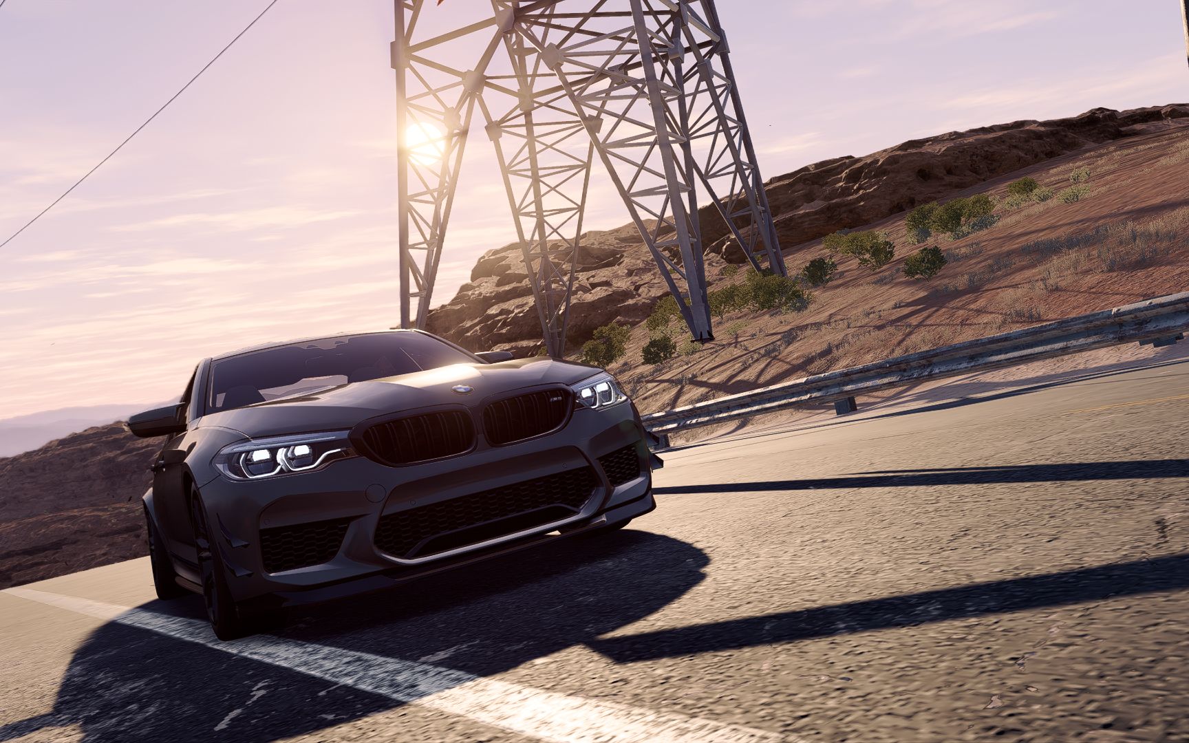 极品飞车20复仇 bmw宝马 m5 计时赛 小试