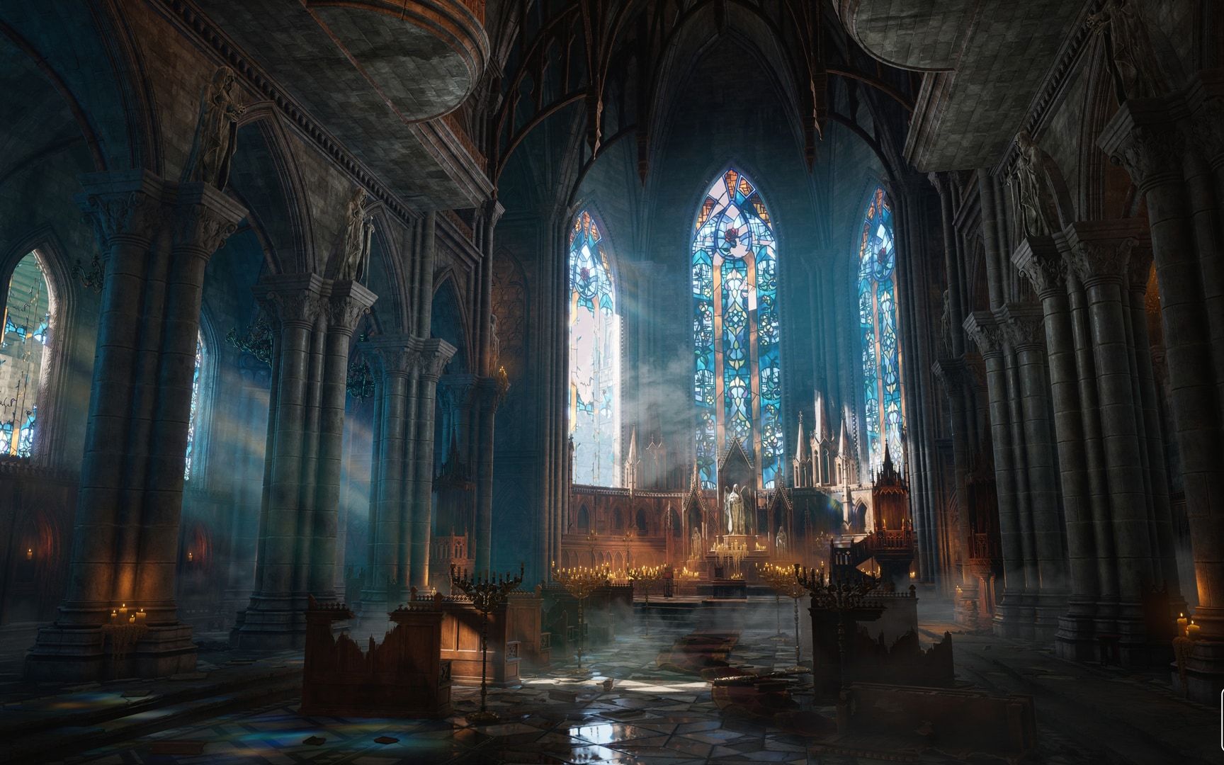 【虚幻5重磅资源】史诗级哥特式ue5大教堂场景