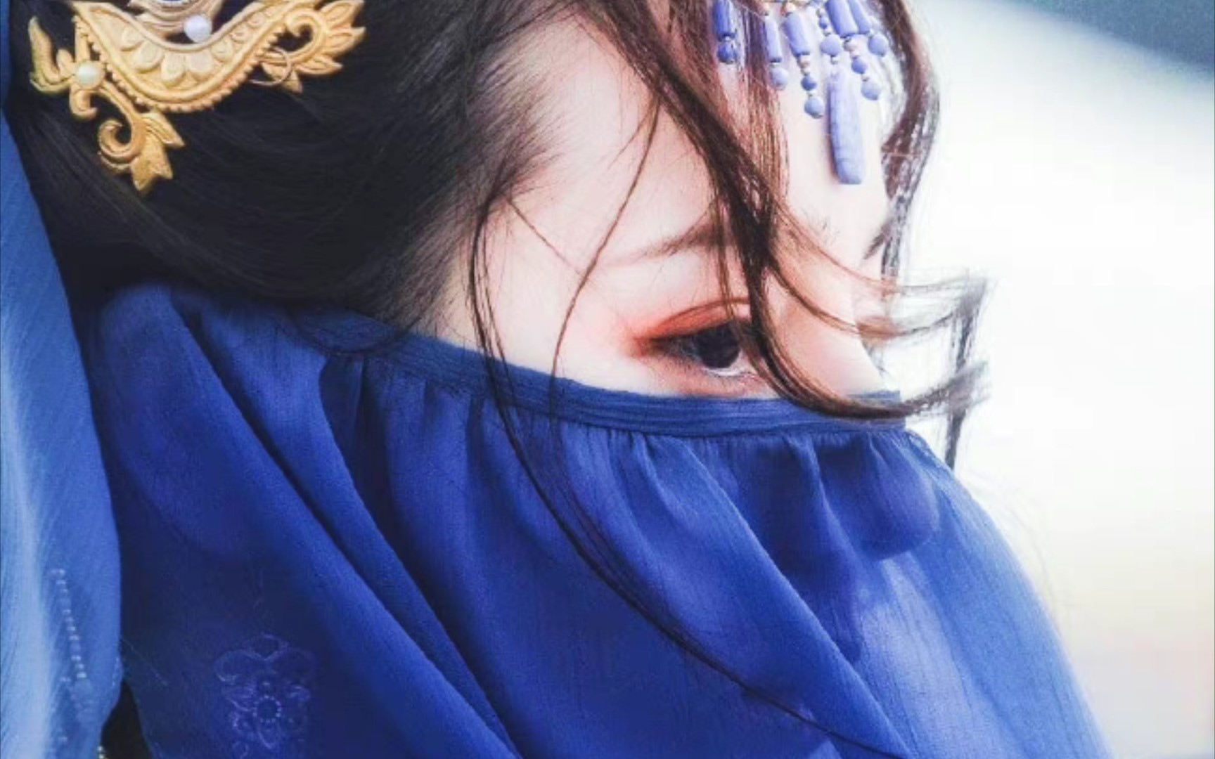 【美人面纱群像】千呼万唤始出来 犹抱琵琶半遮面|古装美女_哔哩哔哩