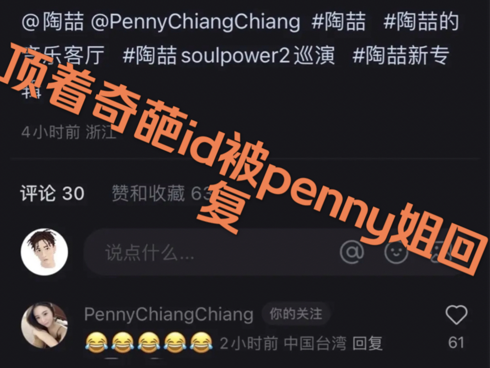 陶喆老婆penny回复我的xhs是小事,被她看到我的ID是大事哔哩哔哩bilibili