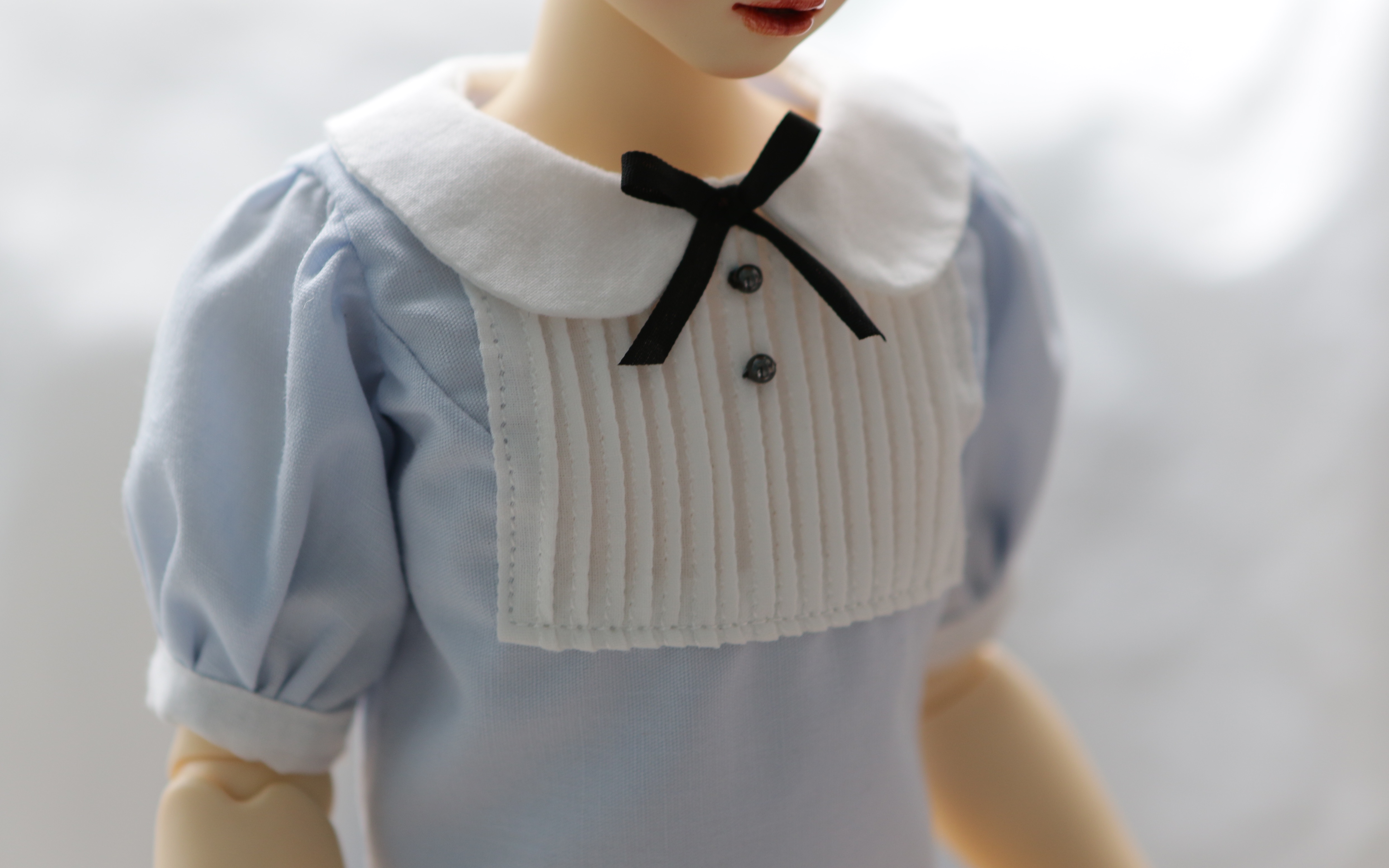 四分bjd基础娃衣制作过程上衣篇