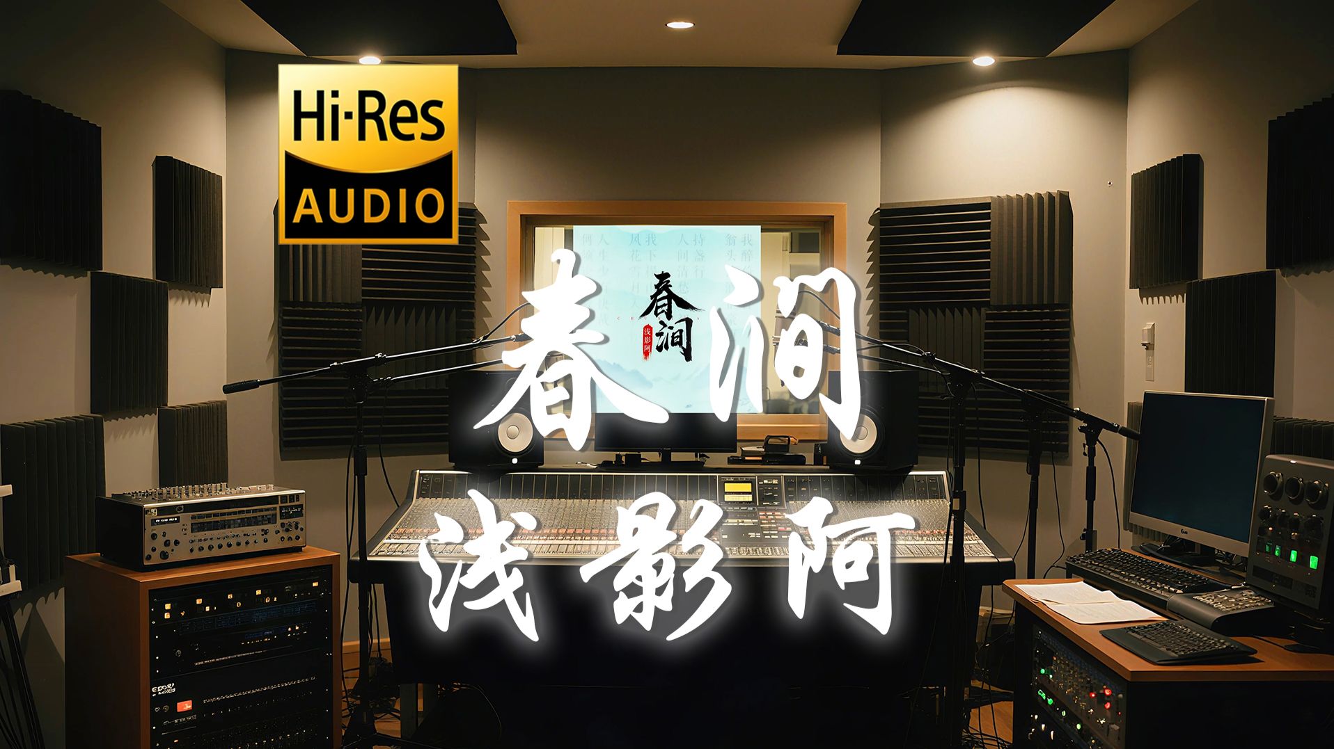 【??-???·无损】浅影阿《春涧》歌词纯享版 - “锦绣词句本从天上来  狂写诗词三百”