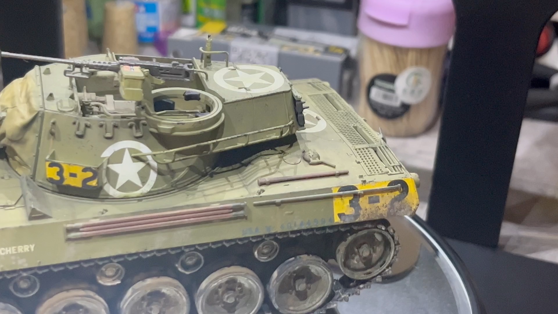 田宮 1/35 35376 地獄貓m18坦克殲擊車代工展示