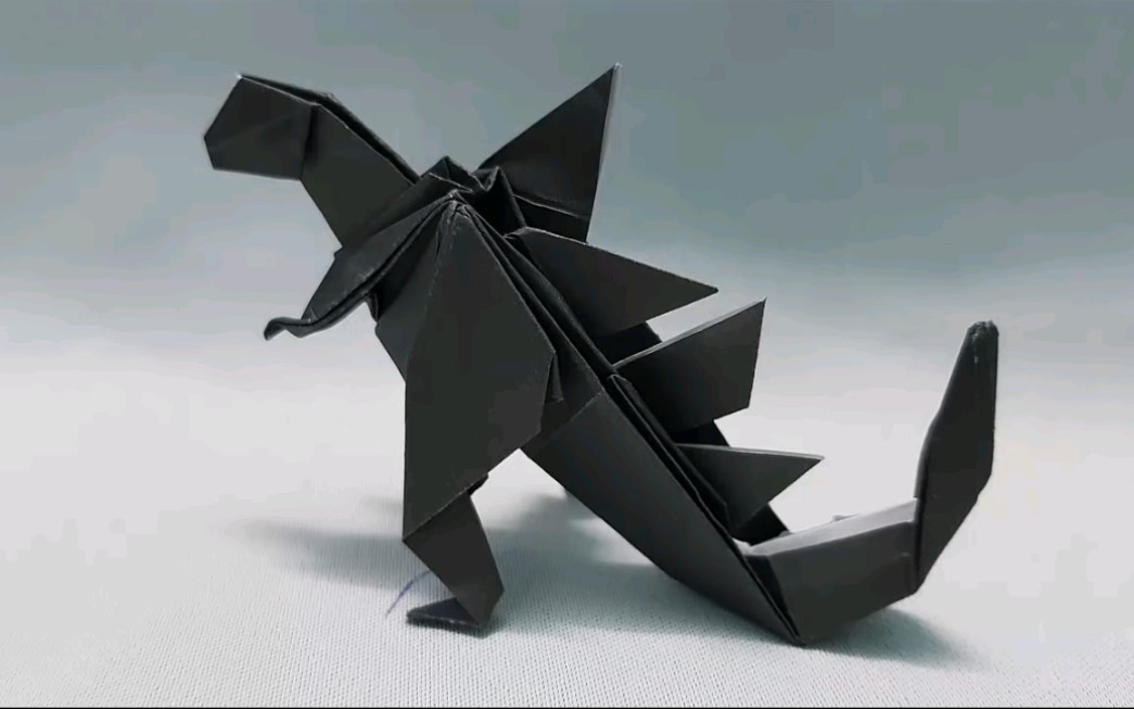 最简单的折纸怪兽图片